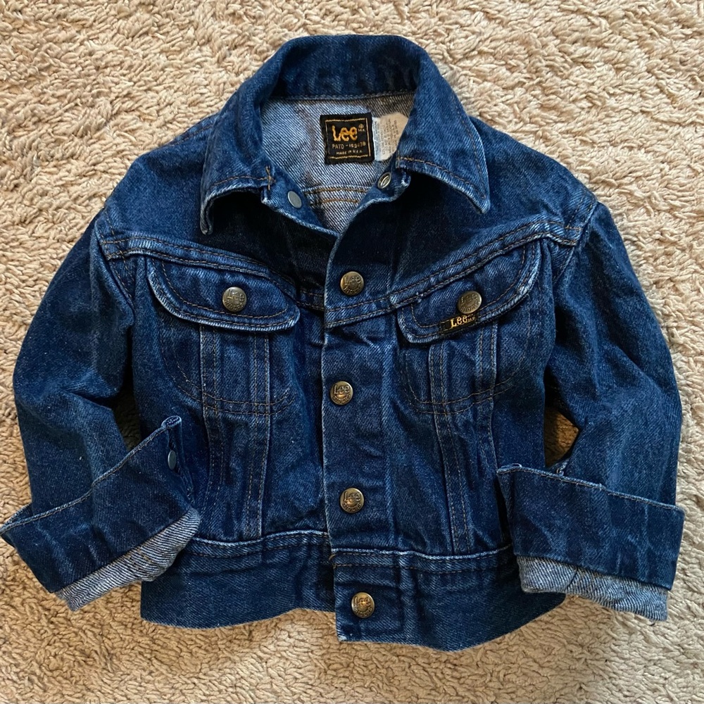 Vintage 90s Lee Rider Kids Denim Jacket